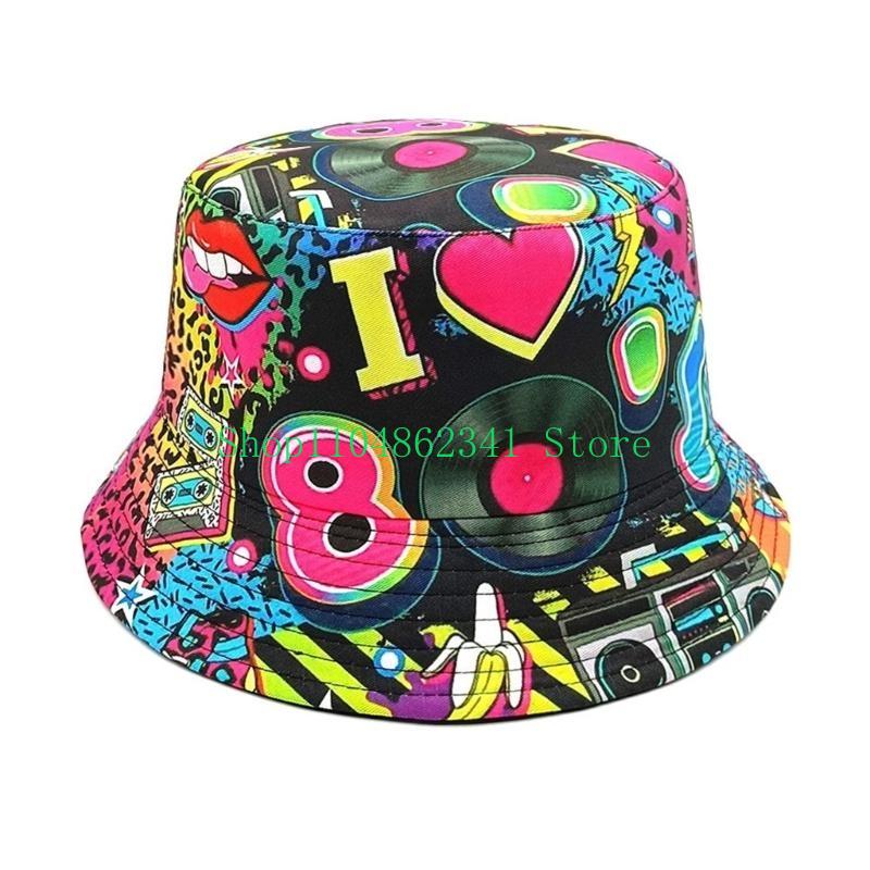 Packable Hat Nylon - 652F Faltbarer Fischerhut für Erwachsene, 80er-90er-Jahre,