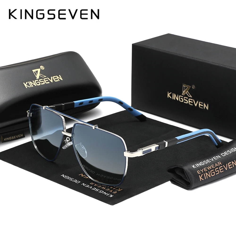 Sunglasses Aviator Polarized - KINGSEVEN Neue Luxus Sonnenbrille Männer UV400