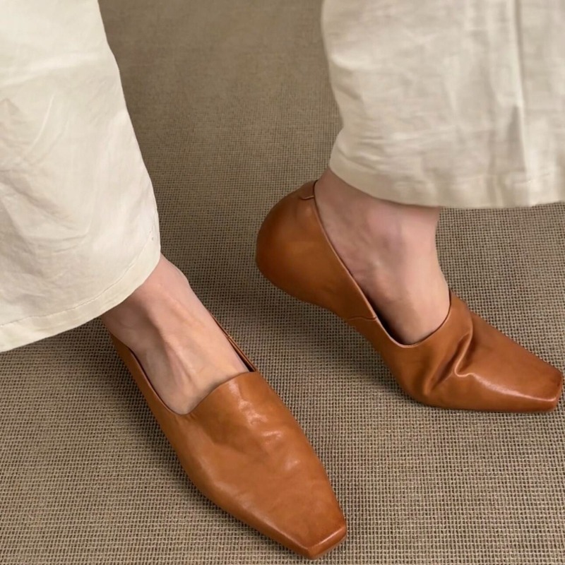 Espadrille Slip On - Retro Flache Slipper für Damen im