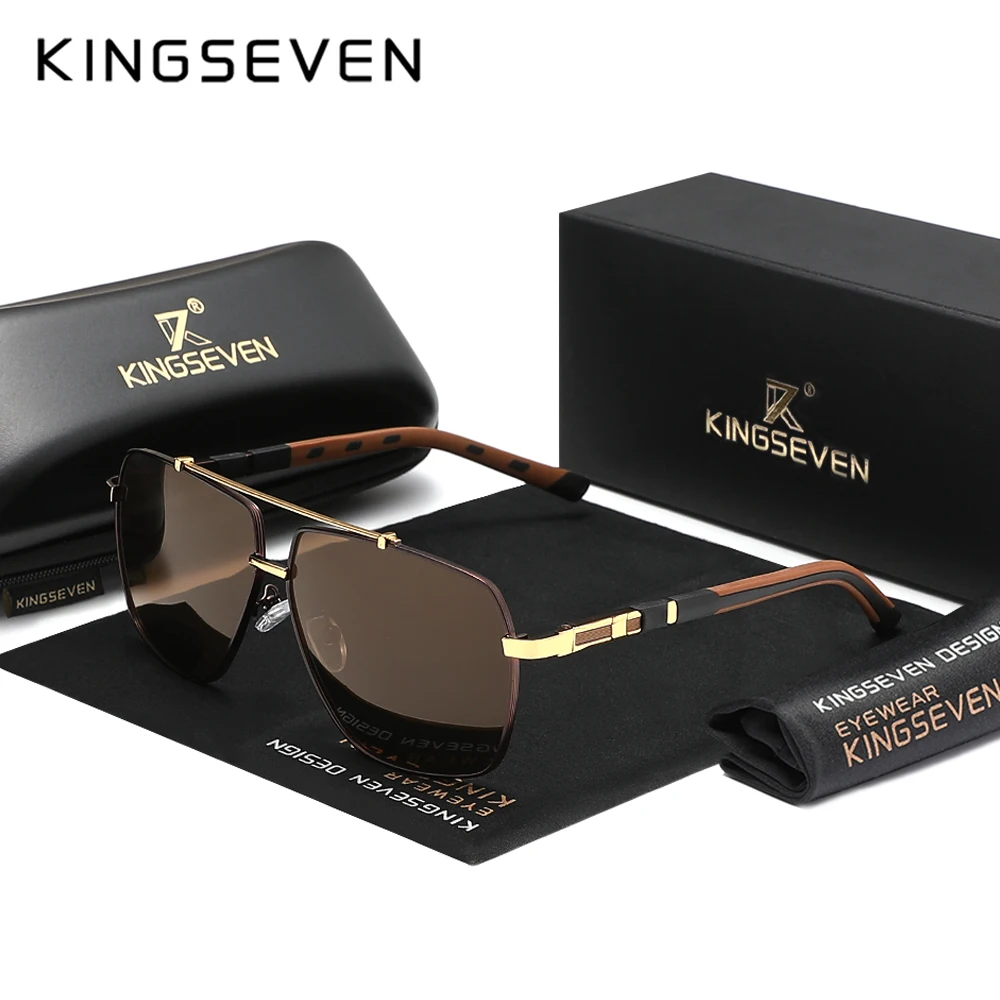 KINGSEVEN Neue Luxus Sonnenbri – Sunglasses Aviator Polarized Bewertung und Preis